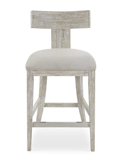 Uttermost Idris White Counter Stool