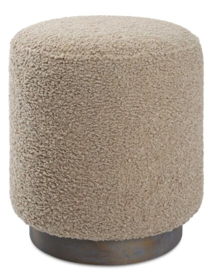 Uttermost Avila Latte Round Ottoman