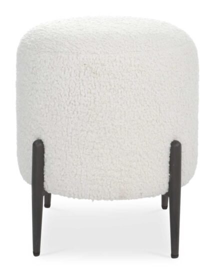 Uttermost Arles White Shearling Ottoman