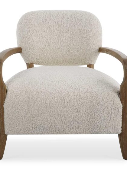Uttermost Telluride Natural Shearling Accent Chair