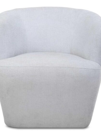 Uttermost Mist Barrel Swivel Chair