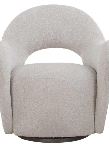 Uttermost Wander Fabric Swivel Chair