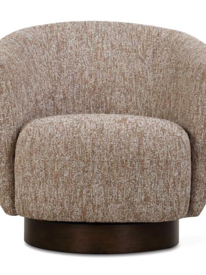 Uttermost Dunes Fabric Swivel Chair