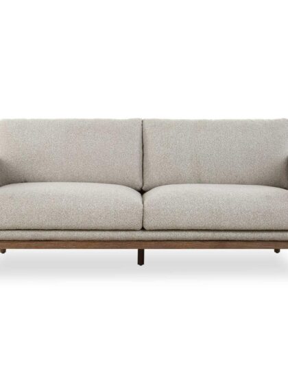 Uttermost Freefall Gray Ceruse Sofa