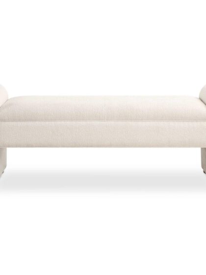 Uttermost Caliste Ivory Bench