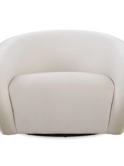 Uttermost DeSoto Cream Swivel Chair