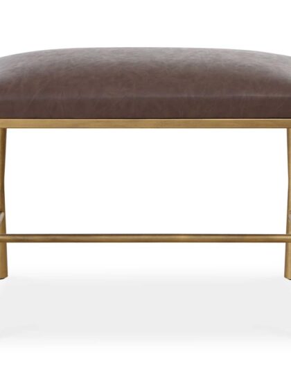 Uttermost Reform Gold Small Bench