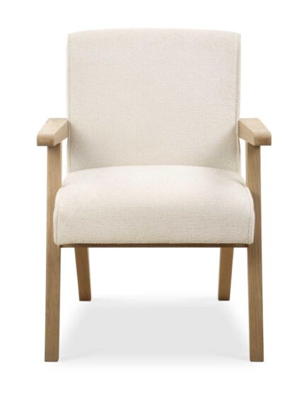 Uttermost Blakely White Dining Arm Chair