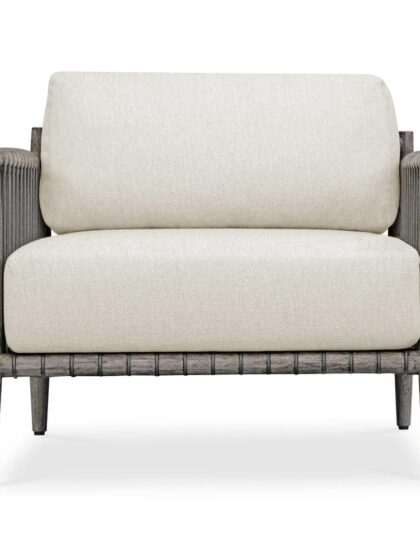 Uttermost Borneo White Outdoor Lounge Chair