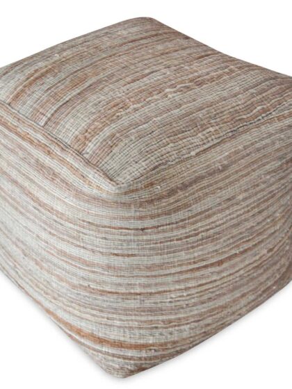 Uttermost Shiro Beige Pouf