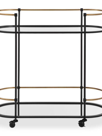 Uttermost Andre Iron Bar Cart