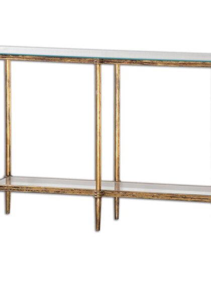 Uttermost Elenio Glass Console Table