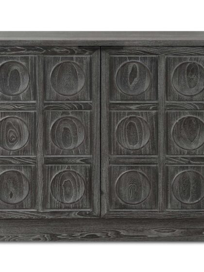 Uttermost Shelby 2 Door Ebony Stained Cabinet