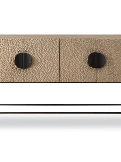 Uttermost Lunar 4 Door Elm Wood Cabinet
