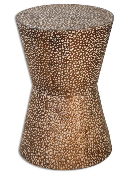 Uttermost Cutler Drum Shaped Accent Table