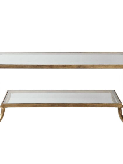 Uttermost Katina Gold Leaf Coffee Table