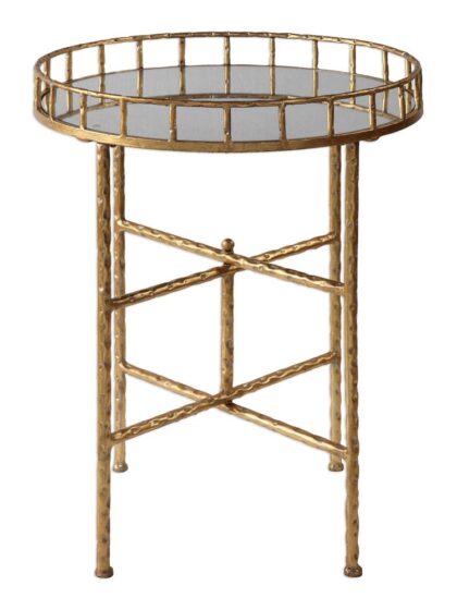 Uttermost Tilly Bright Gold Accent Table
