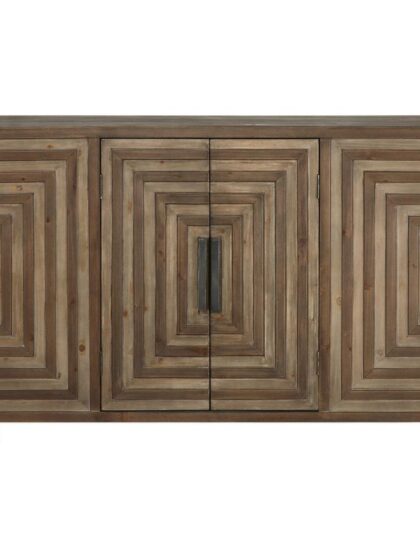 Uttermost Layton Geometric Console Cabinet
