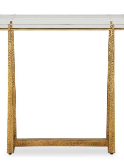 Uttermost Midas Thick Crystal Accent Table
