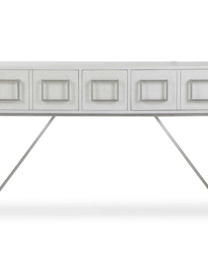 Uttermost Abaya White Console Table