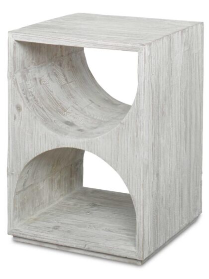 Uttermost Hans White Side Table