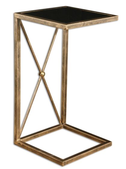 Uttermost Zafina Gold Accent Table
