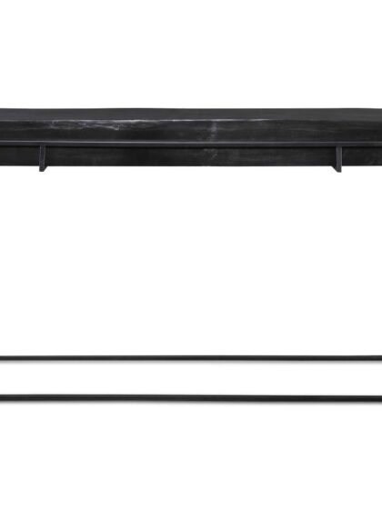 Uttermost Telone Modern Black Console Table