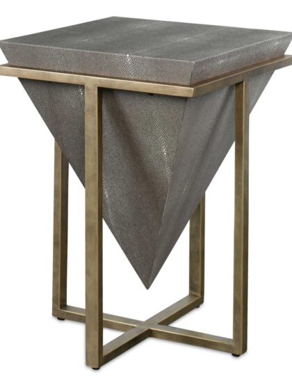 Uttermost Bertrand Shagreen Accent Table
