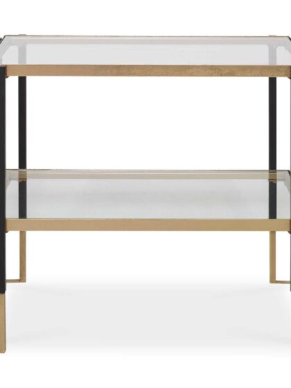 Uttermost Kentmore Glass Side Table