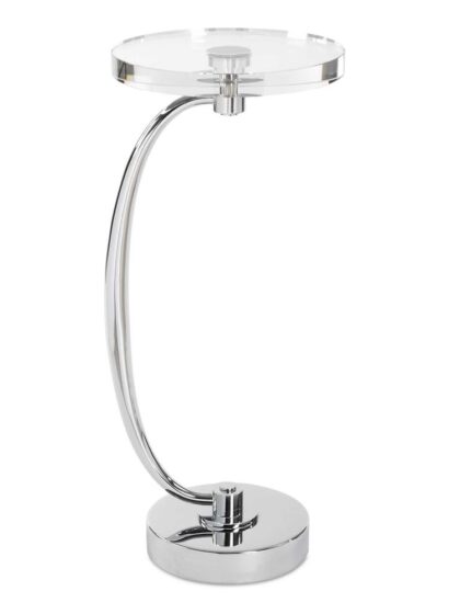Uttermost Waveney Nickel Drink Table