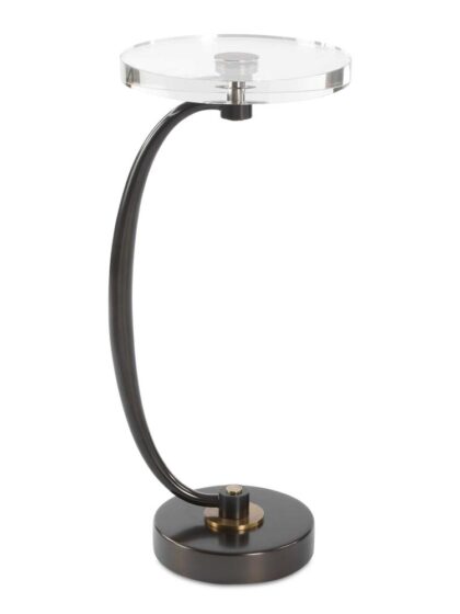 Uttermost Waveney Bronze Drink Table