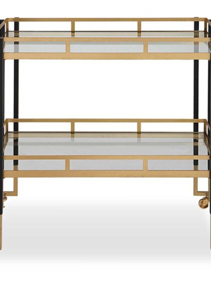 Uttermost Kentmore Modern Bar Cart