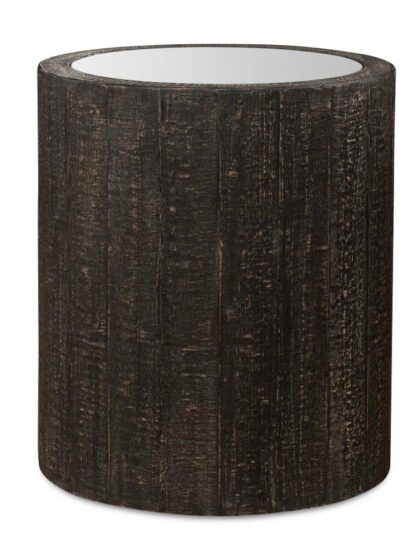 Uttermost Sequoia Mirrored Drum Table