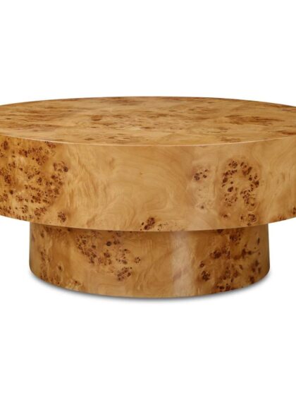 Uttermost Knots Poplar Round Coffee Table