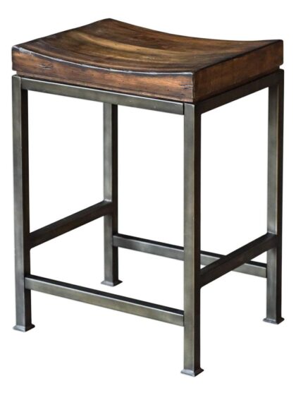 Uttermost Beck Wood Counter Stool