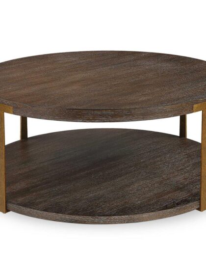Uttermost Palisade Round Wood Coffee Table