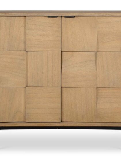 Uttermost Lorenzo Geometric 2 Door Cabinet