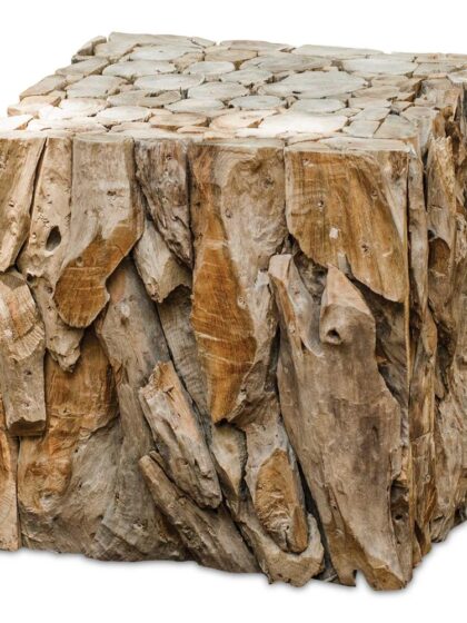 Uttermost Teak Root Bunching Cube