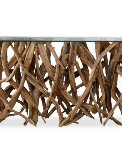 Uttermost Teak Wood Console