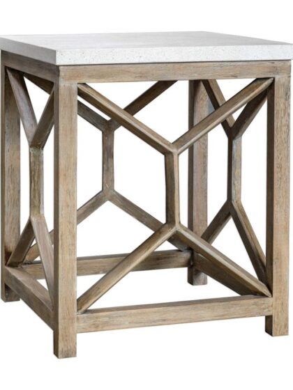 Uttermost Catali Stone End Table