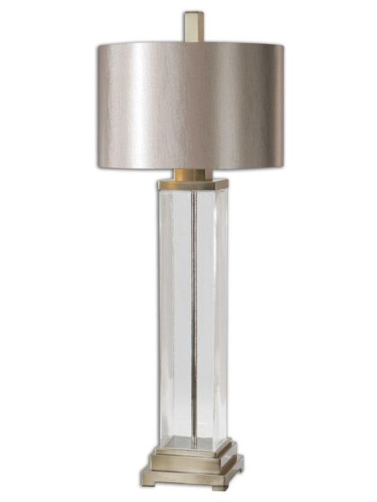 Uttermost Drustan Clear Glass Table Lamp