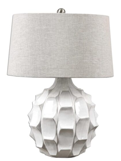 Uttermost Guerina Scalloped White Lamp