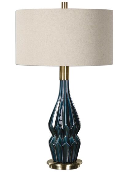 Uttermost Prussian Blue Ceramic Lamp