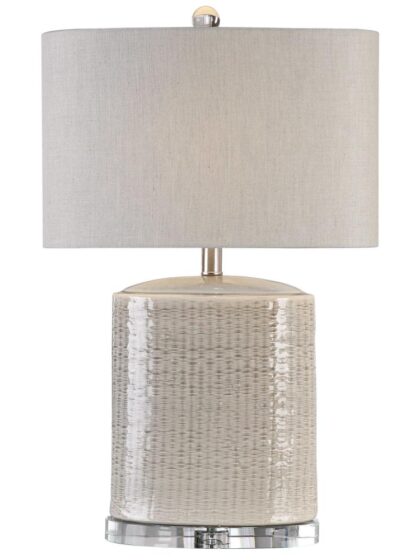 Uttermost Modica Taupe Ceramic Lamp