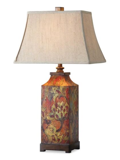 Uttermost Colorful Flowers Table Lamp