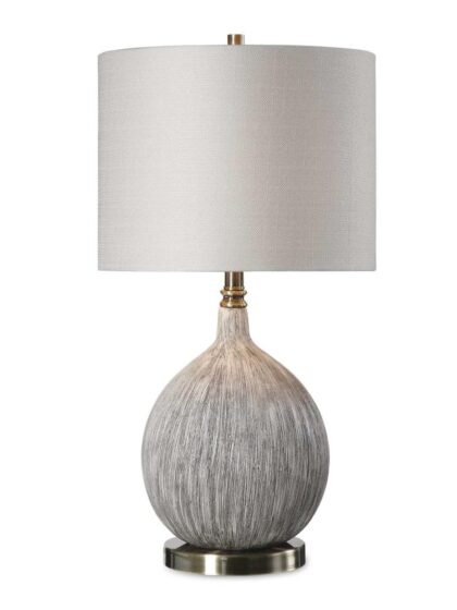 Uttermost Hedera Textured Ivory Table Lamp
