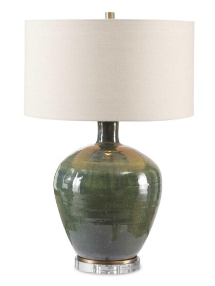 Uttermost Elva Emerald Table Lamp