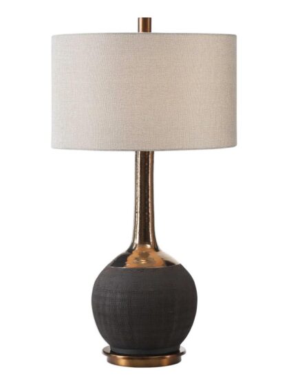 Uttermost Arnav Textured Black Lamp