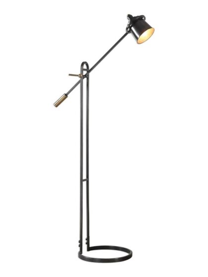 Uttermost Chisum Dark Bronze Floor Lamp
