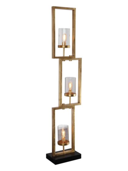 Uttermost Cielo Staggered Rectangles Floor Lamp